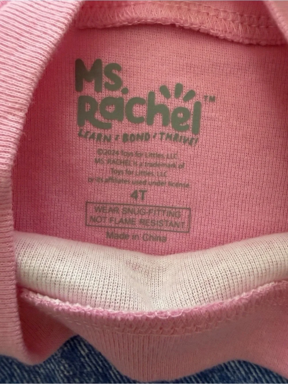 Ms Rachel Girls 4T Dream Big 2pc Pajama Set NWT